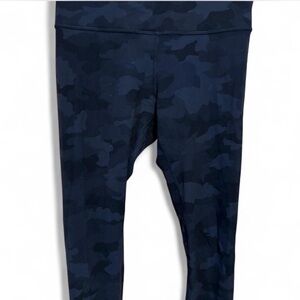 Lululemon Athletica Navy Camouflage Leggings